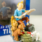 Tintin Snowy & Bear Cubs: Destination Moon Large Box Scene Figurine 10cm Model Coffret