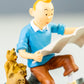 Tintin Snowy & Bear Cubs: Destination Moon Large Box Scene Figurine 10cm Model Coffret
