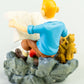 Tintin Snowy & Bear Cubs: Destination Moon Large Box Scene Figurine 10cm Model Coffret
