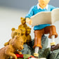 Tintin Snowy & Bear Cubs: Destination Moon Large Box Scene Figurine 10cm Model Coffret