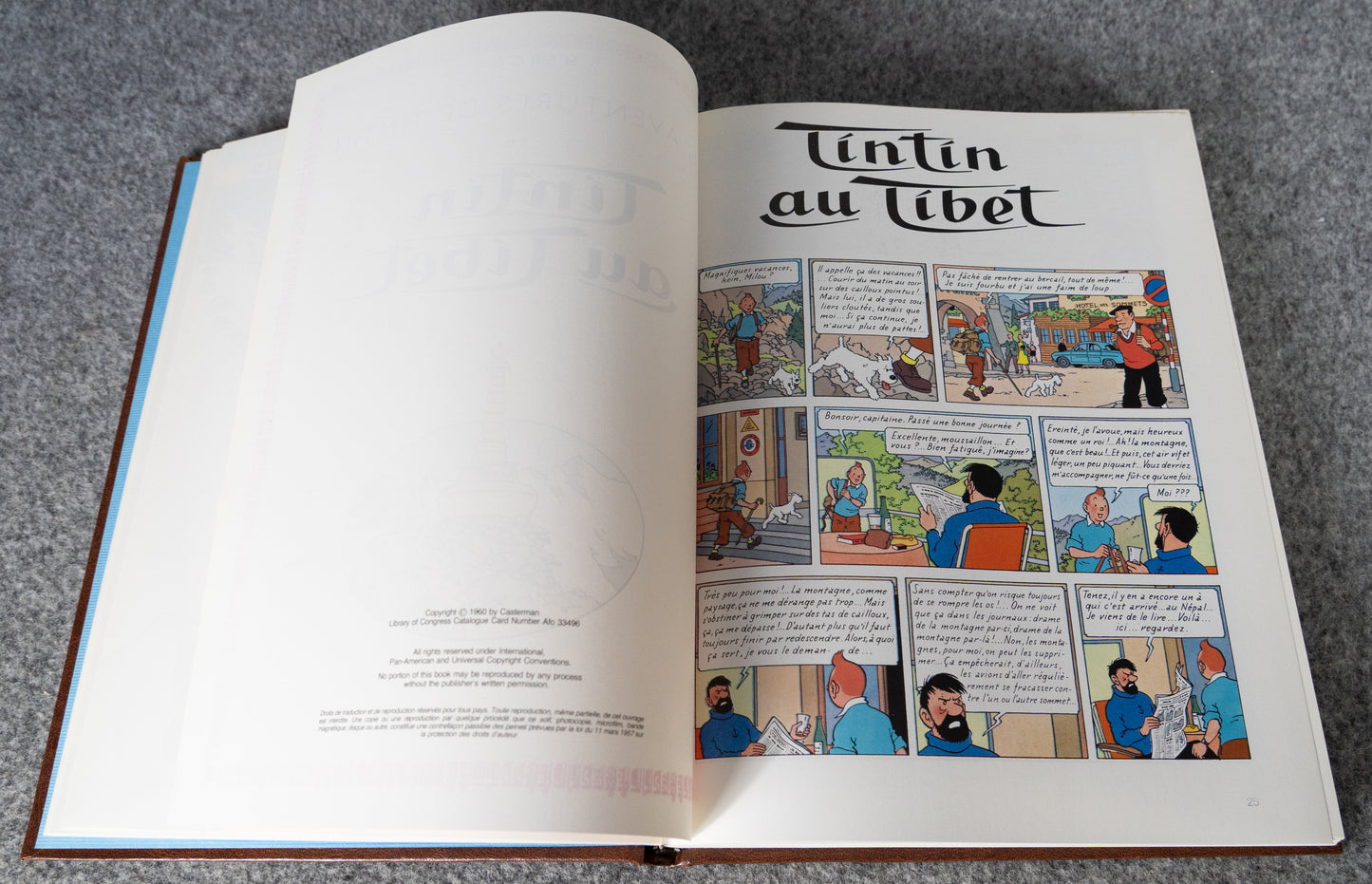 Rombaldi Tintin Volume 10: Tibet, Castafiore Emerald, Carte Voeux + Q&F - 1st Edition 1986 Herge EO