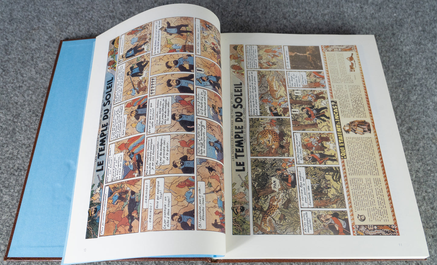Rombaldi Tintin Volume 7 - 7 Crystal Balls, Prisoners Sun, Land Black Gold + Q&F - 1st Edition 1985 Herge EO