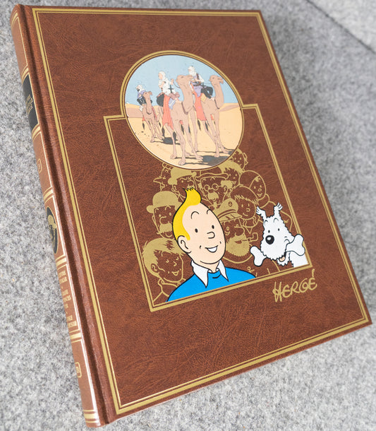 Rombaldi Tintin Volume 5 - King Ottokar's Sceptre, The Crab with the Golden Claws, The Shooting Star + Q&F - 1st Edition 1985 Herge EO