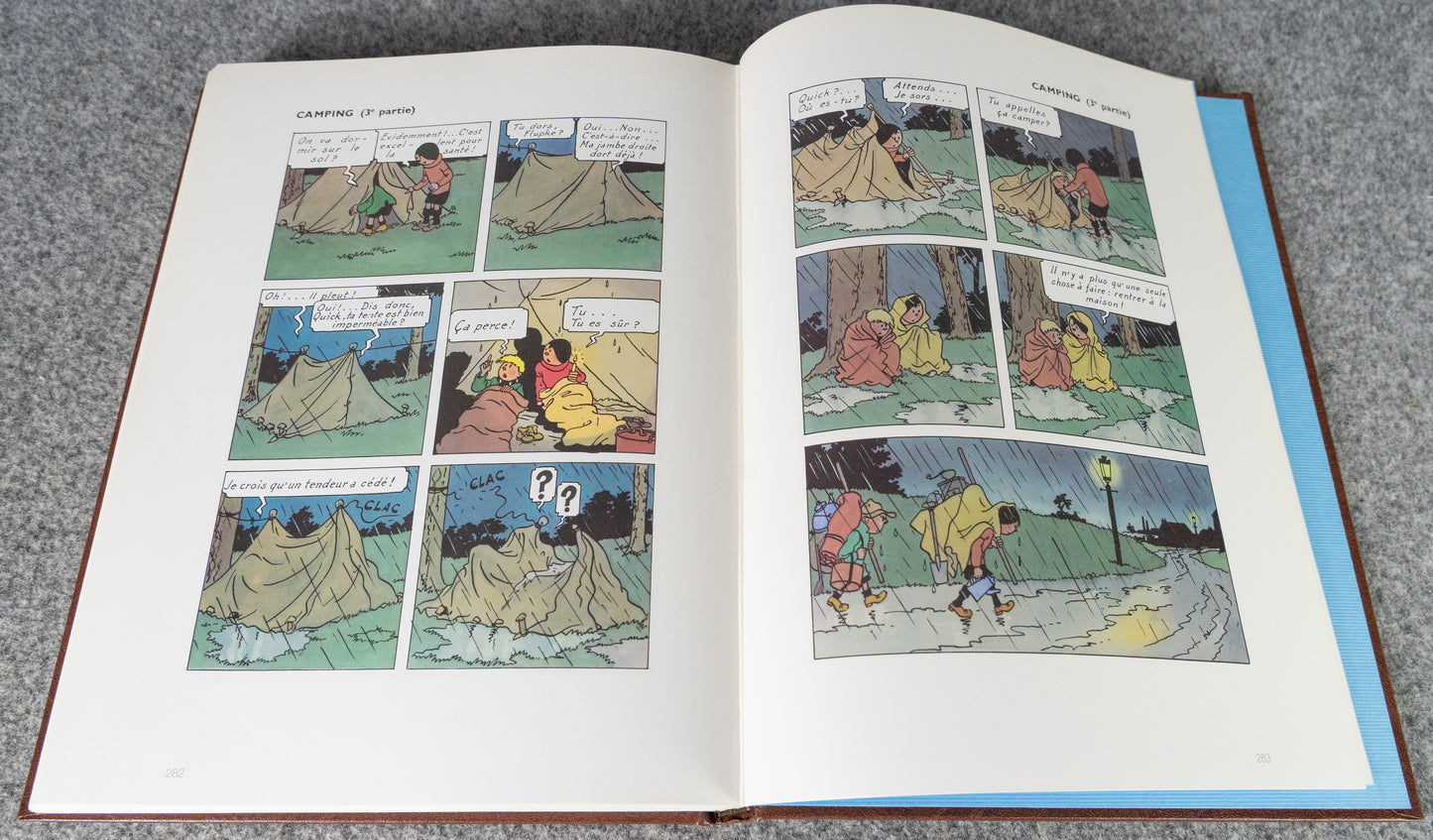 Rombaldi Tintin Volume 5 - King Ottokar's Sceptre, The Crab with the Golden Claws, The Shooting Star + Q&F - 1st Edition 1985 Herge EO