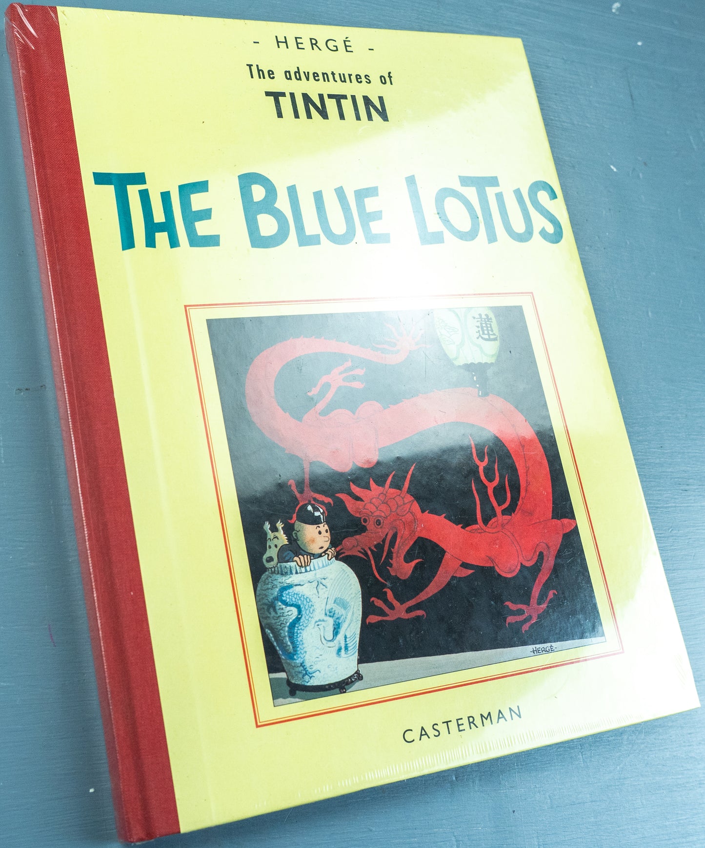 THE BLUE LOTUS Last Gasp 2006 1st Facsimile Edition Hardback B&W Tintin Book EO