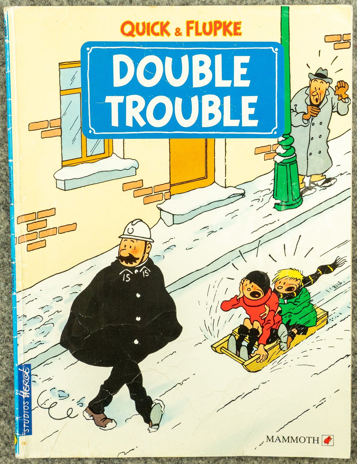 Quick &amp; Flupke - Double Trouble 1992 Vintage 1st Mammoth UK Paperback Edition