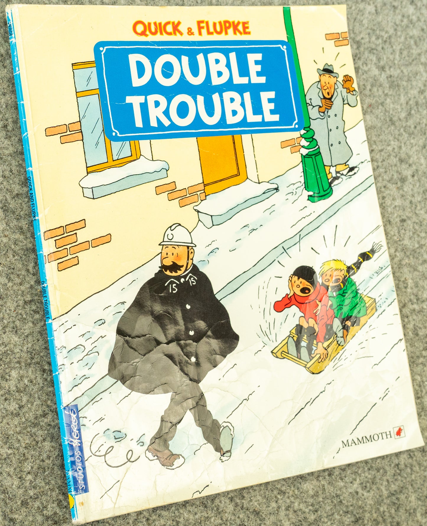 Rare Quick & Flupke Comics - Complete Set of 4 UK Paperback books 1st Edition Tintin/Herge