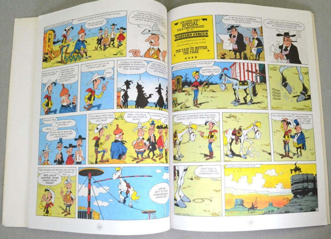 Lucky Luke Volume 11: Western Circus Lucky - Paperback UK Comic Book (DEFECTED)