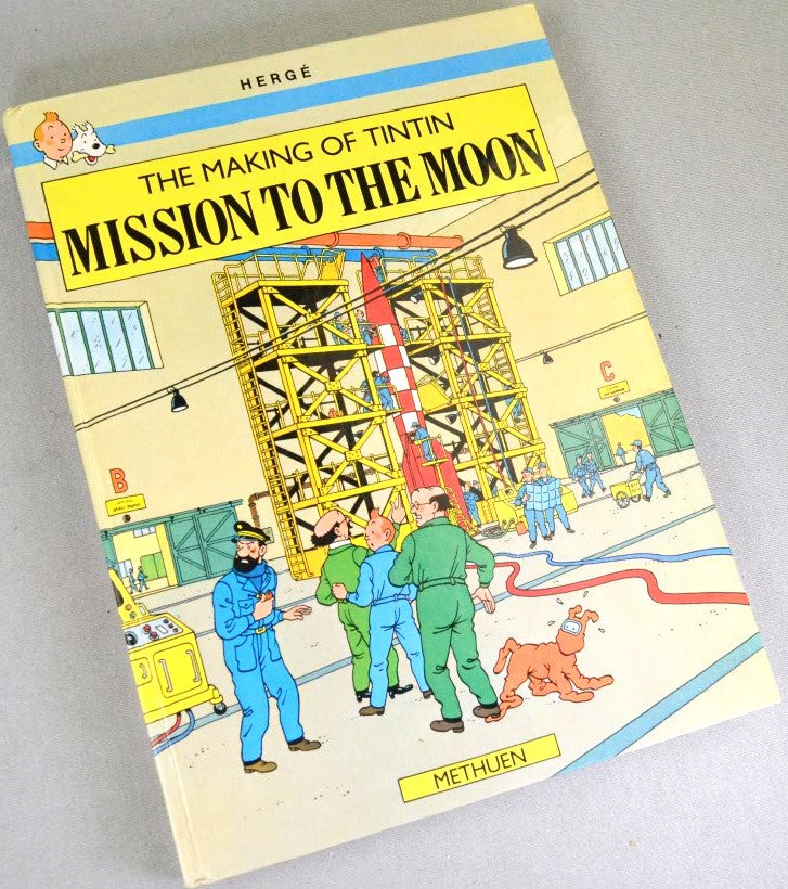 Making of Tintin: Mission to the Moon 1989 Methuen 1st Edition UK Herge Rare EO