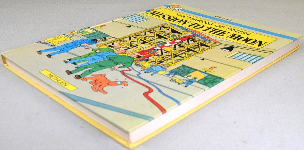 Making of Tintin: Mission to the Moon 1989 Methuen 1st Edition UK Herge Rare EO