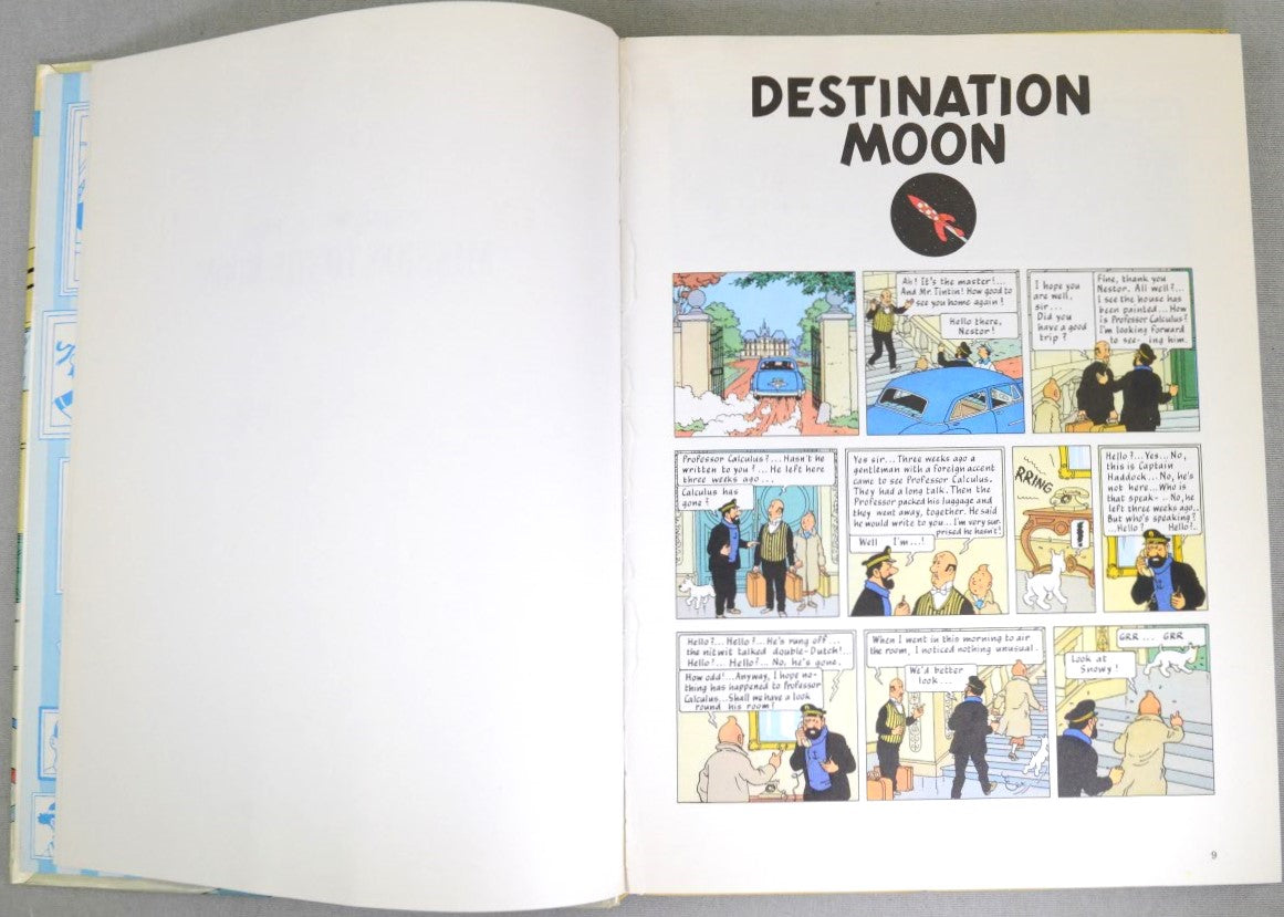 Making of Tintin: Mission to the Moon 1989 Methuen 1st Edition UK Herge Rare EO
