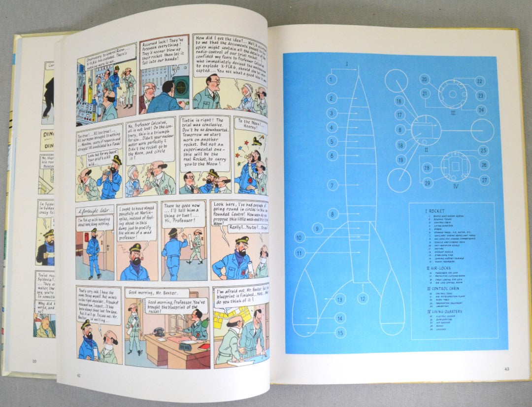 Making of Tintin: Mission to the Moon 1989 Methuen 1st Edition UK Herge Rare EO