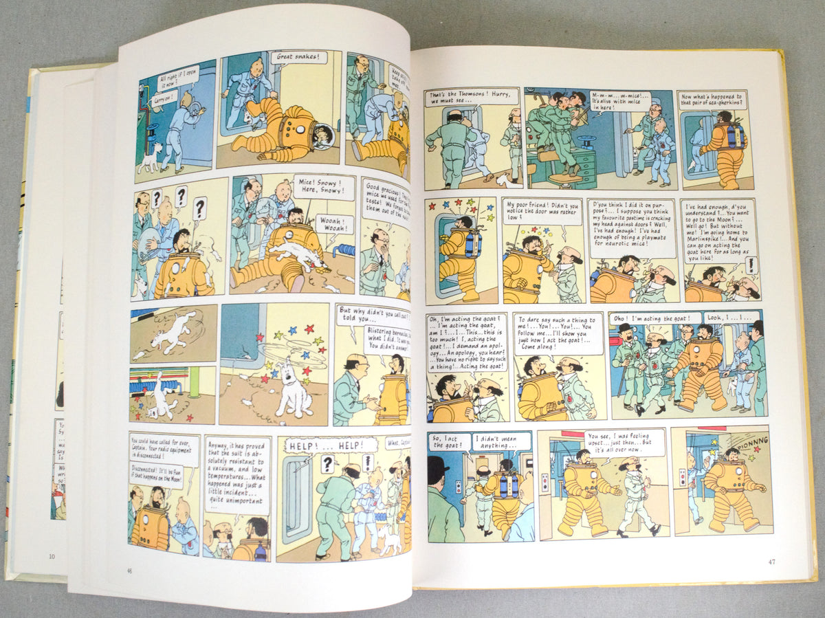 Making of Tintin: Mission to the Moon 1989 Methuen 1st Edition UK Herge Rare EO