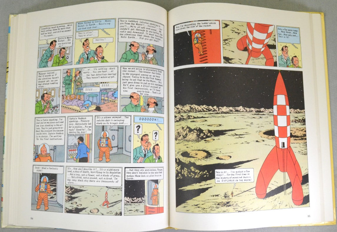 Making of Tintin: Mission to the Moon 1989 Methuen 1st Edition UK Herge Rare EO