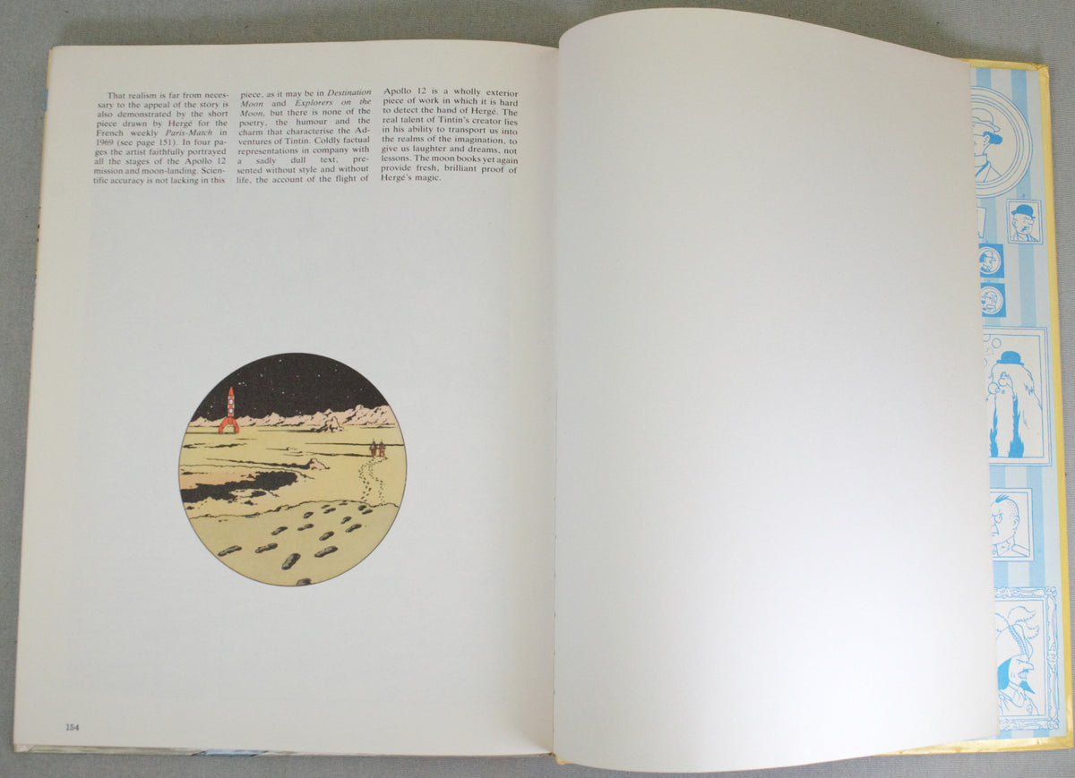 Making of Tintin: Mission to the Moon 1989 Methuen 1st Edition UK Herge Rare EO