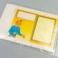 Original 1980 Hergé Studios Artwork: PLV Rombaldi Tintin Design - 1 Black print cell + real colouring