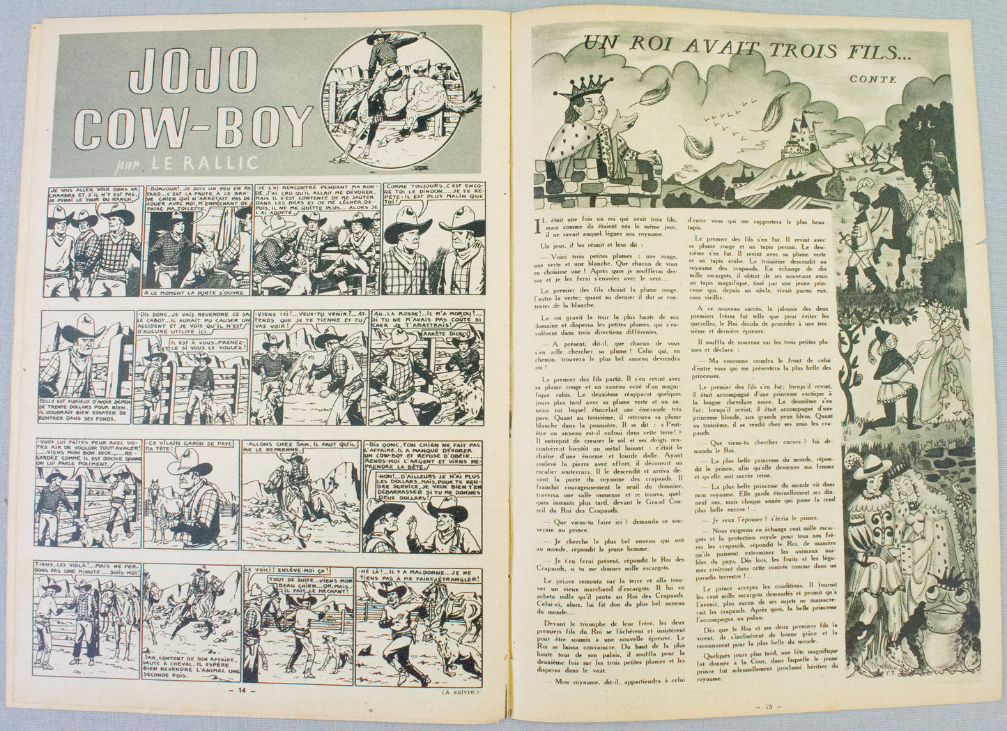 JOURNAL TINTIN Issue 12: 1947 Edgar P. Jacobs Cover Edition Vintage Comic EO Couverture