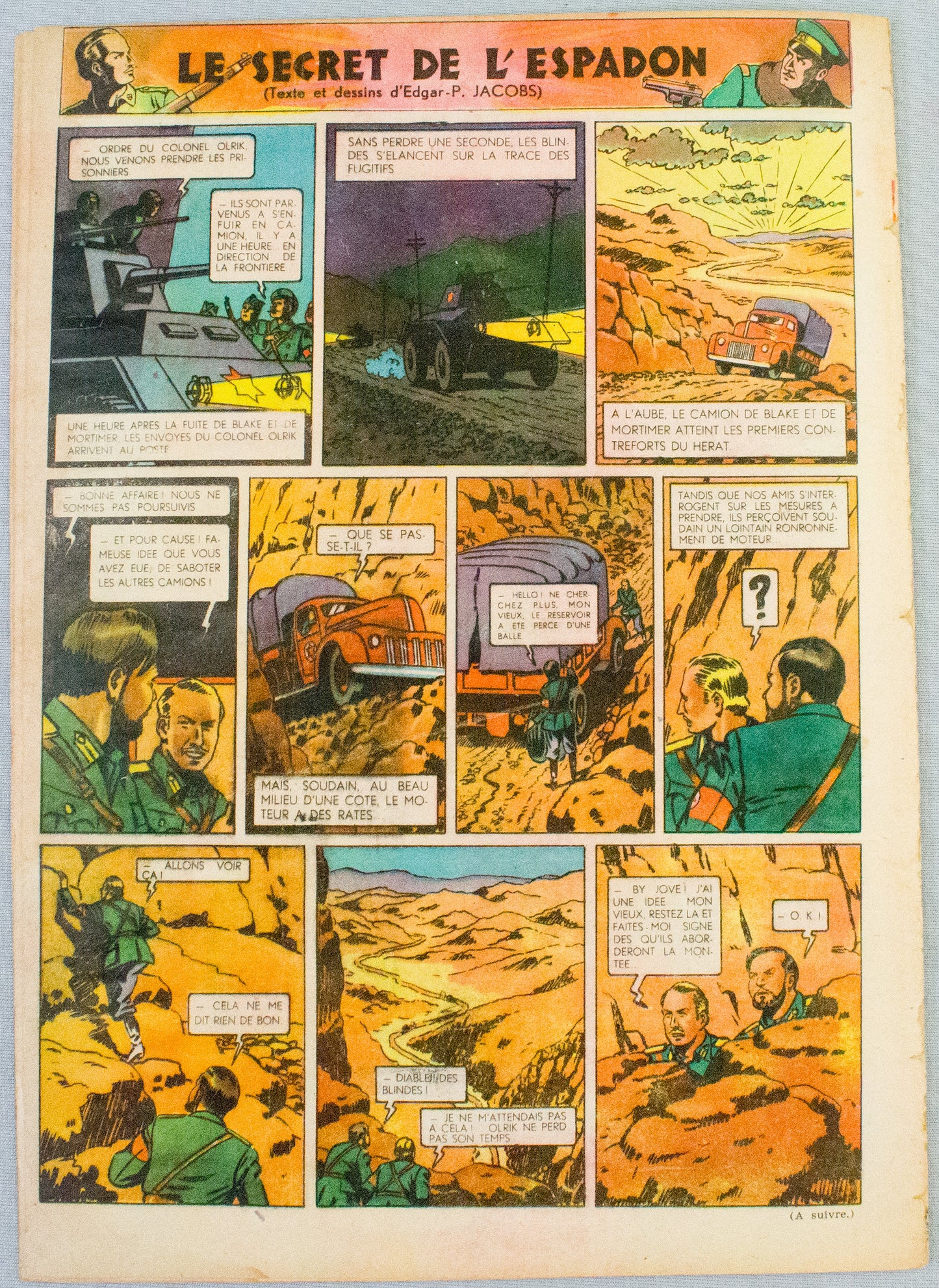 JOURNAL TINTIN Issue 13: 1947 J. Laudy Cover Edition Vintage Comic EO Couverture