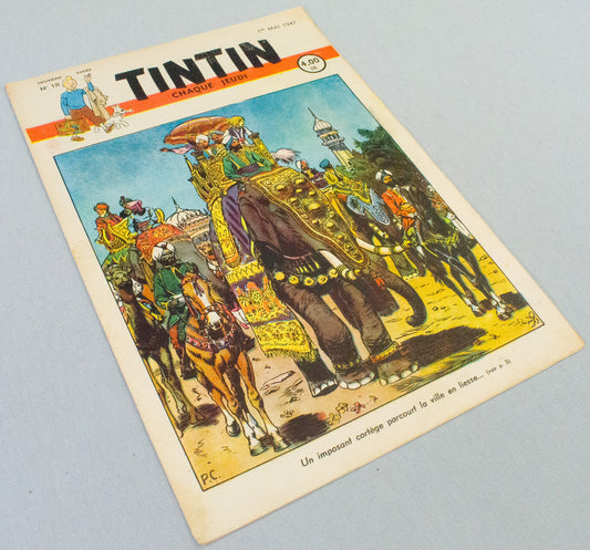 JOURNAL TINTIN Issue 18: 1947 P. Cuvelier Cover Edition Vintage Comic EO Couverture