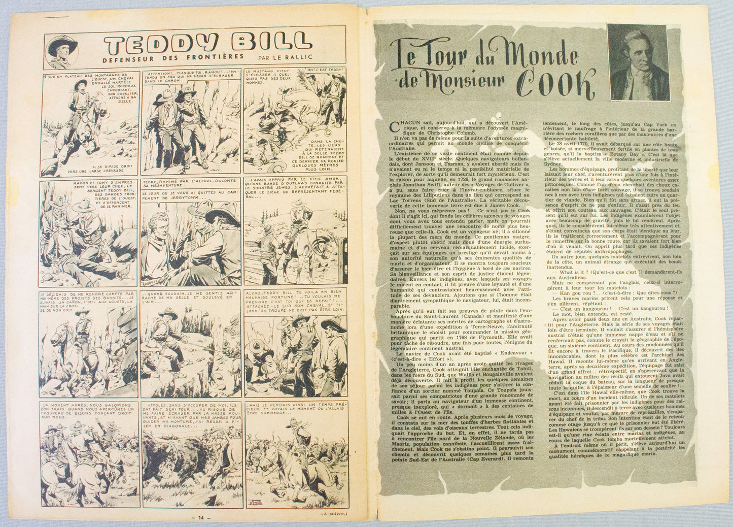 JOURNAL TINTIN Issue 18: 1947 P. Cuvelier Cover Edition Vintage Comic EO Couverture