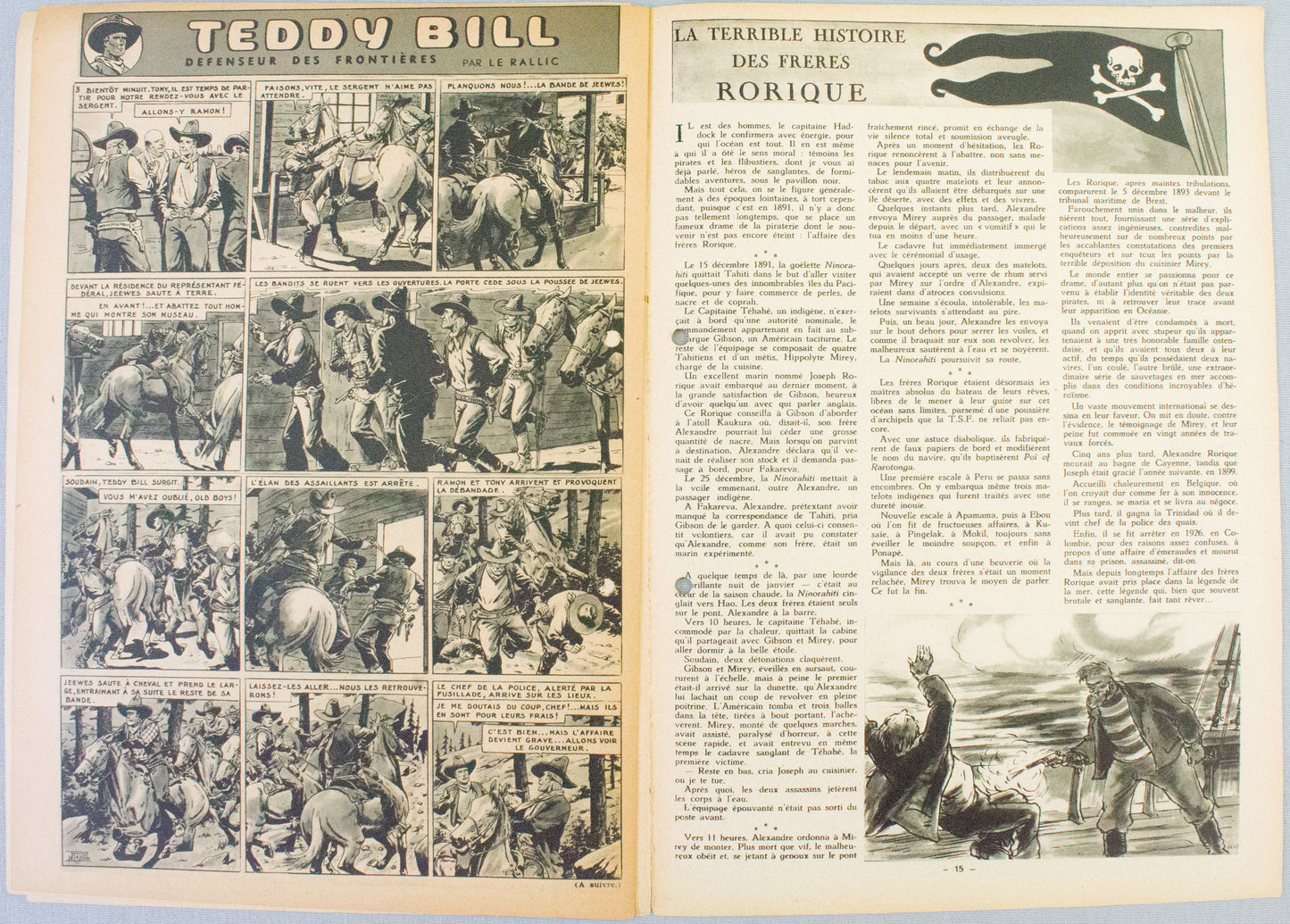 JOURNAL TINTIN Issue 20: 1947 Edgar P. Jacobs Cover Edition Vintage Comic EO Couverture