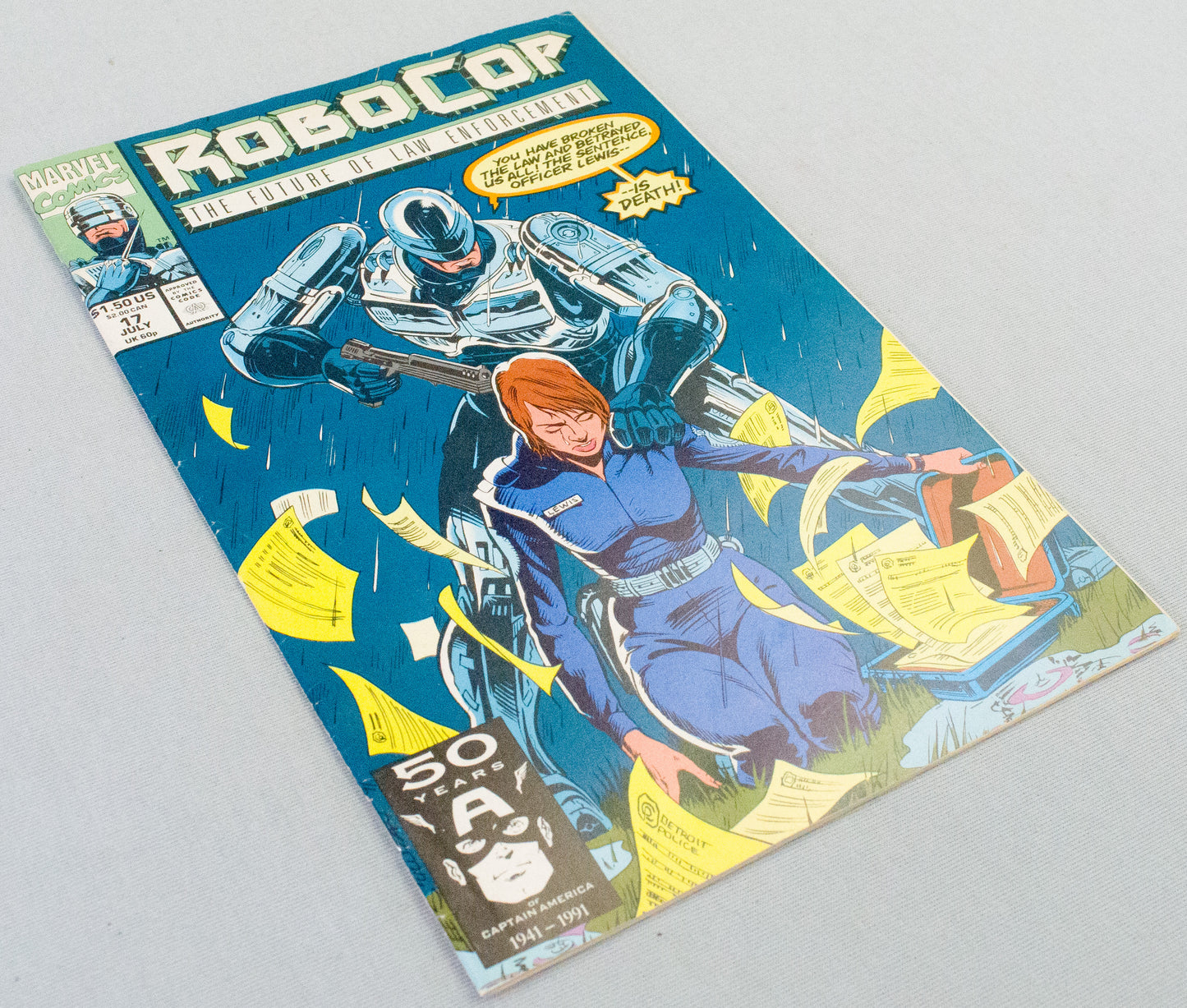 Robocop: The Future of Law Enforcement Issue 17 - Paperback 1991 Marvel Comic