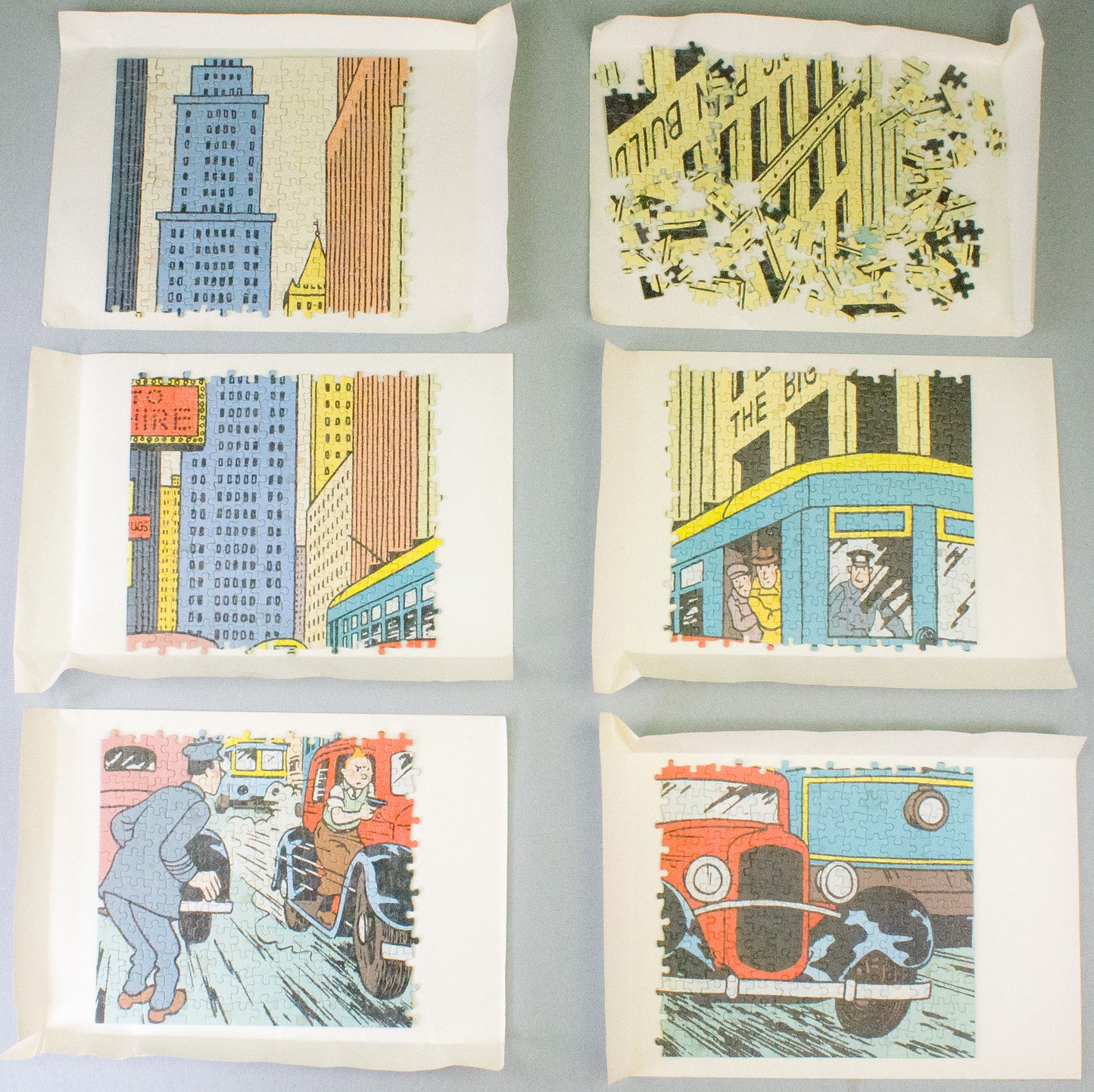 Jeux Nathan Tintin Puzzle en Amerique - 1000 Piece Jigsaw Herge