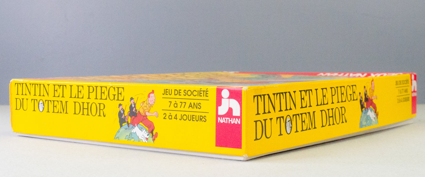 Tintin and the Totem Trap Vintage Board Game - French 1991 Jeux Nathan Game