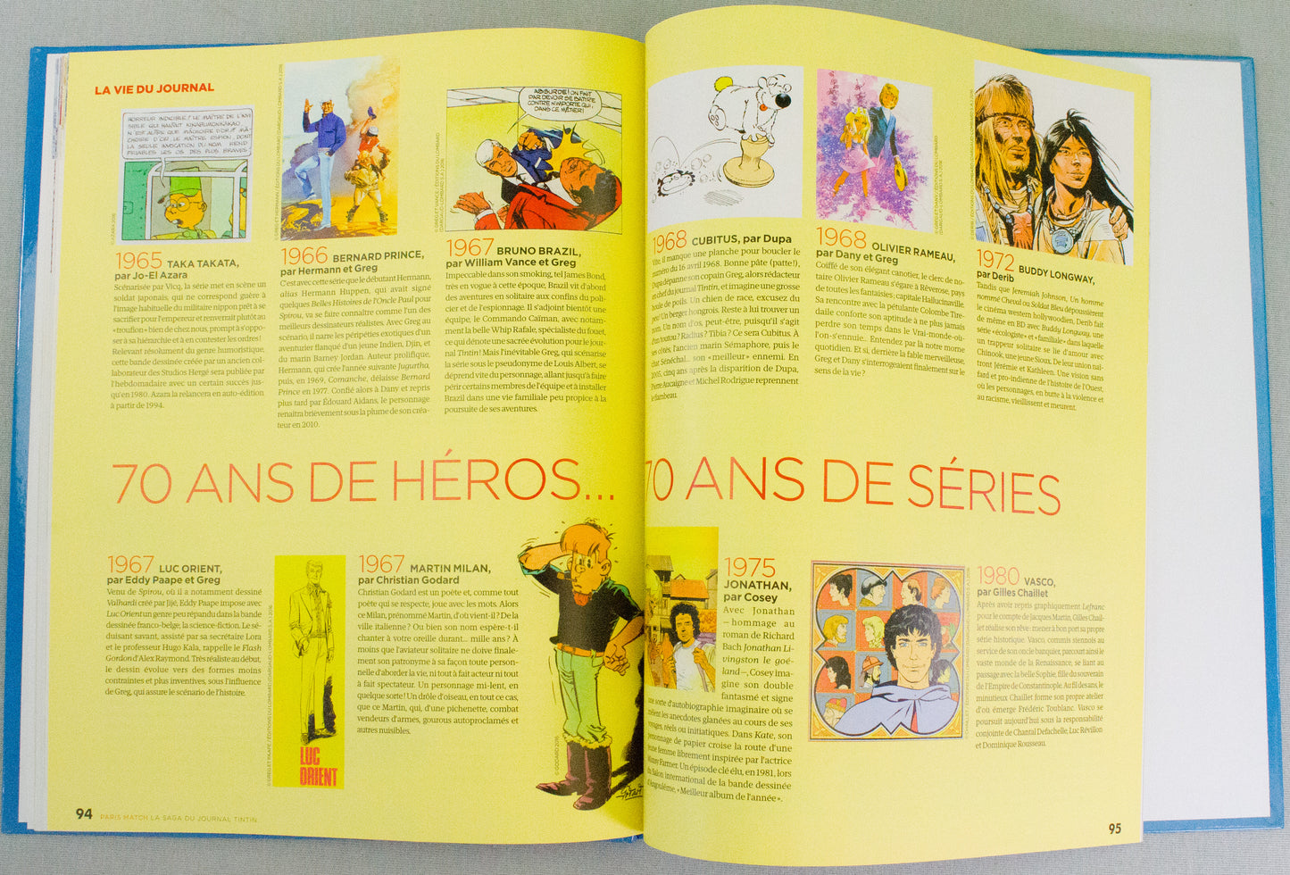 Paris Match La Saga du Journal Tintin 1946-1988 (French HB Book 1st Edition EO)