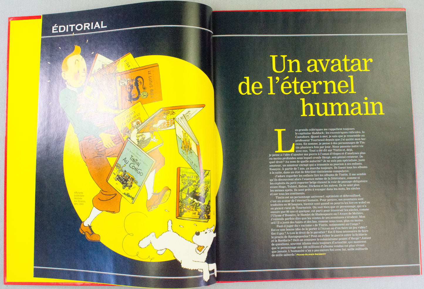 Le Point Historia Tintin Volume 1 - French Hardback 2011 Edition Book EO