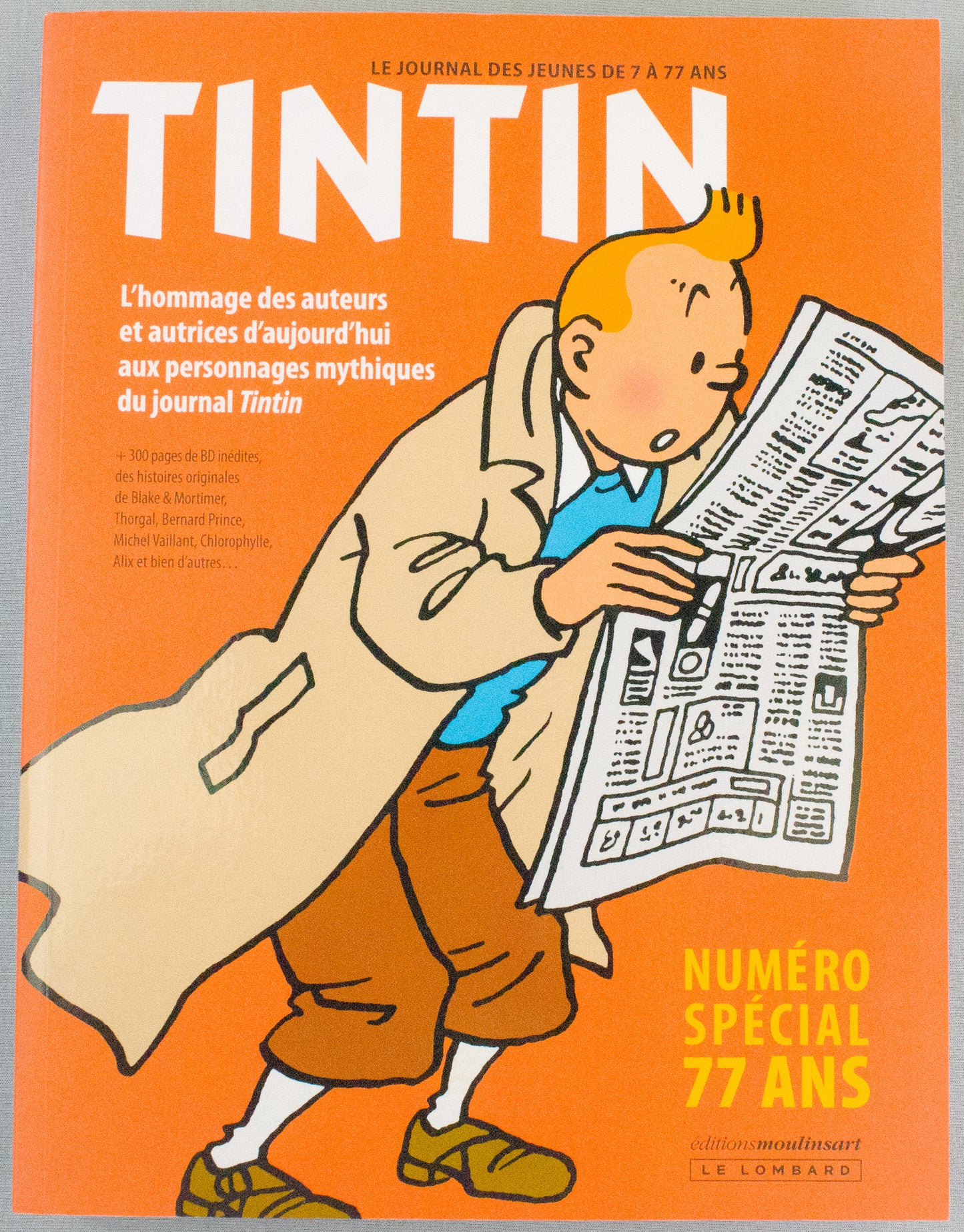 Journal Tintin - Spécial 77 Ans - Hardback Book 2023 Lombard 1st Edition EO