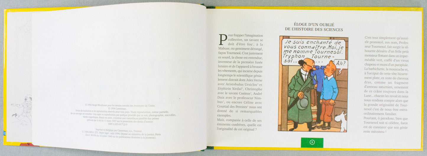 Le Tournesol Illustre Book - Casterman 1994 French HB Edition by Albert Algoud