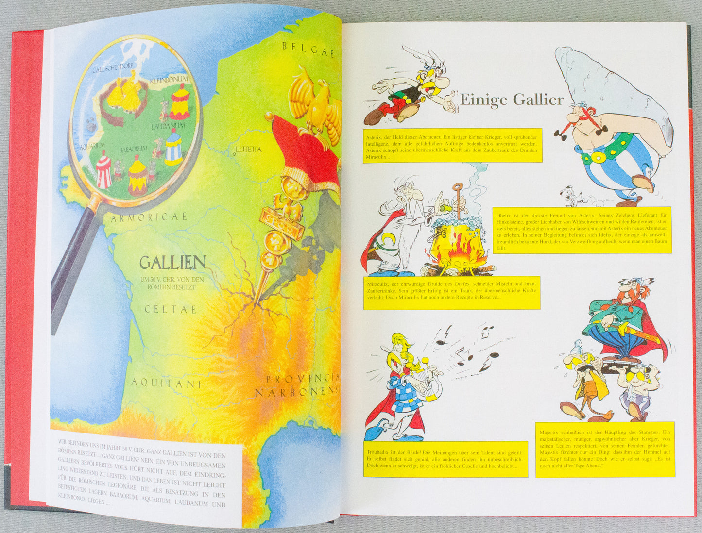 Asterix Comic Bibliothek Volume 1 - German Hardback 2005 Edition Bild Comic