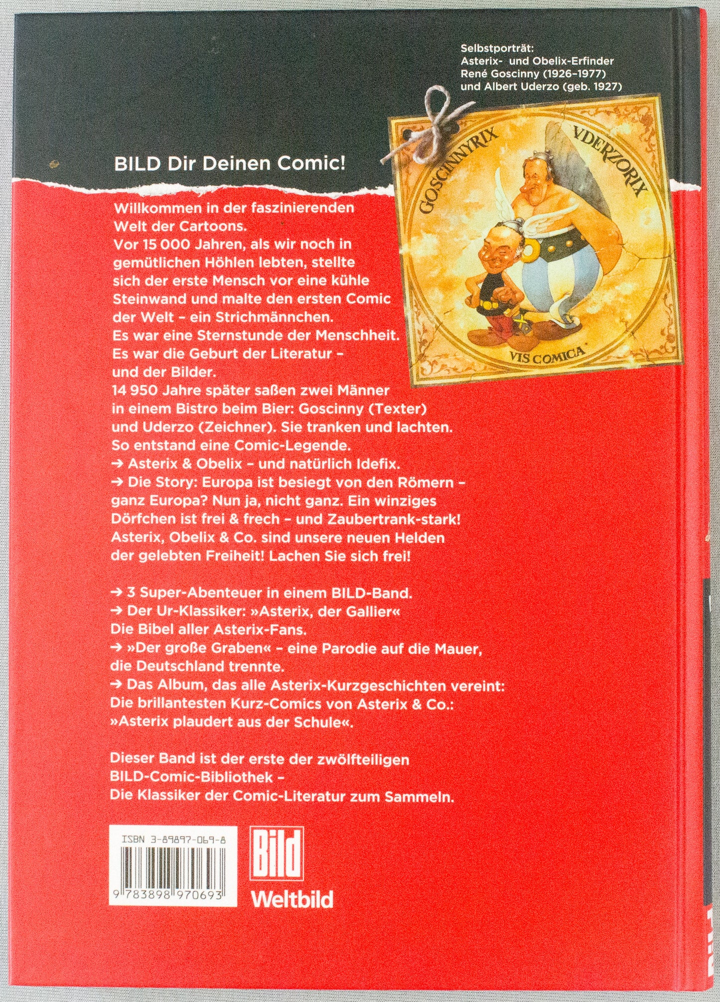 Asterix Comic Bibliothek Volume 1 - German Hardback 2005 Edition Bild Comic