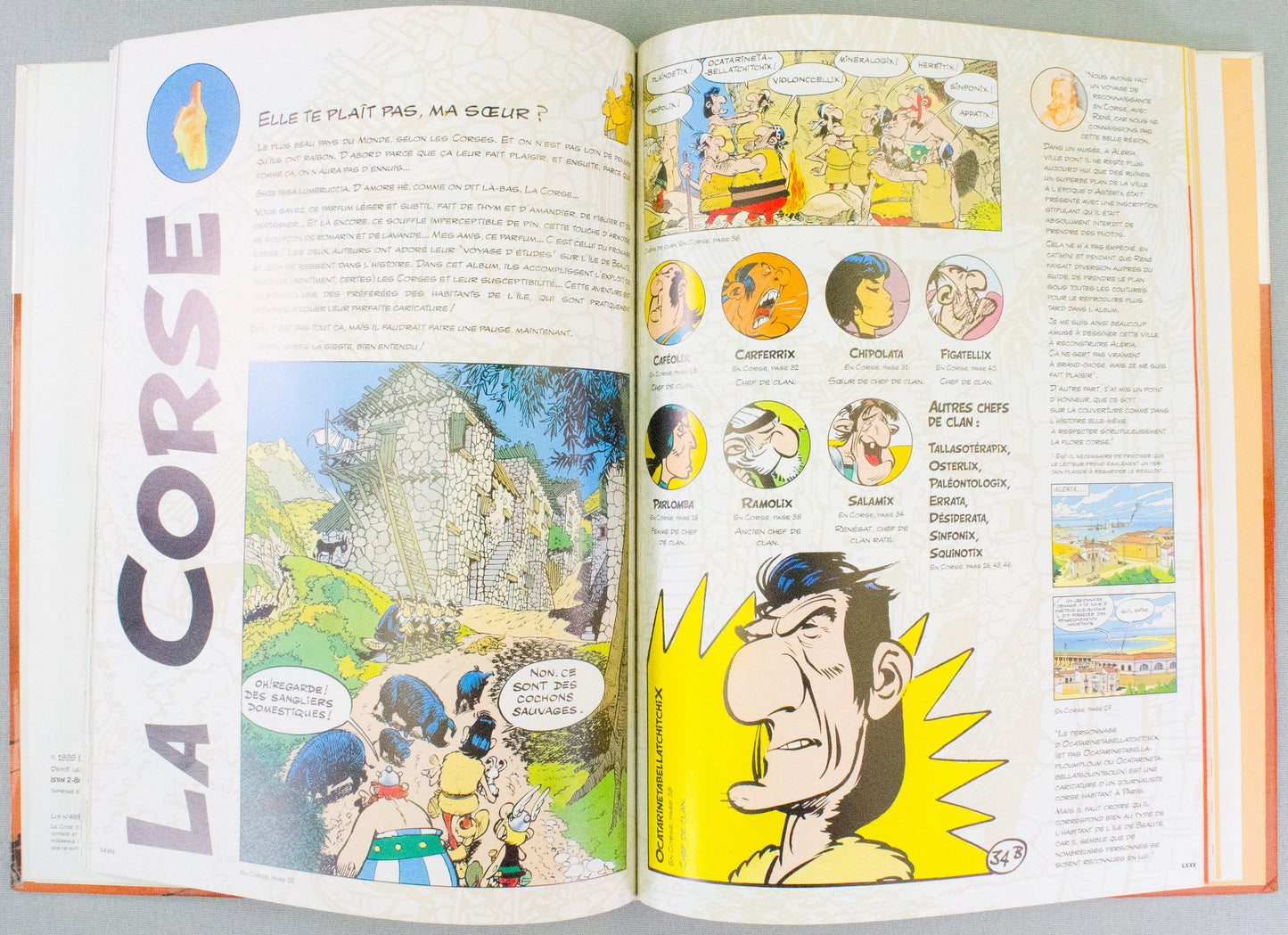 Le Livre d'Asterix Le Gavlois Book - 1999 French 1st Edition HB Les Editions Rene Andrieu