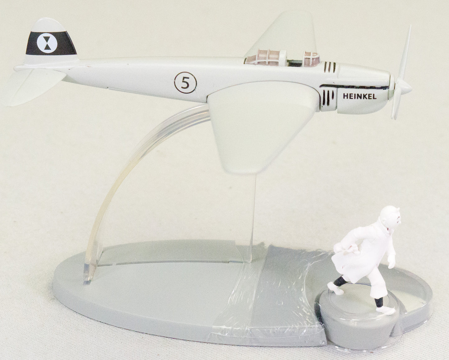 Moulinsart Tintin Plane 29564 Bordurian Heinkel Fighter: Ottokars Sceptre Model