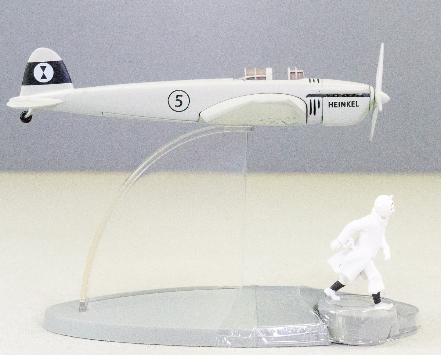 Moulinsart Tintin Plane 29564 Bordurian Heinkel Fighter: Ottokars Sceptre Model