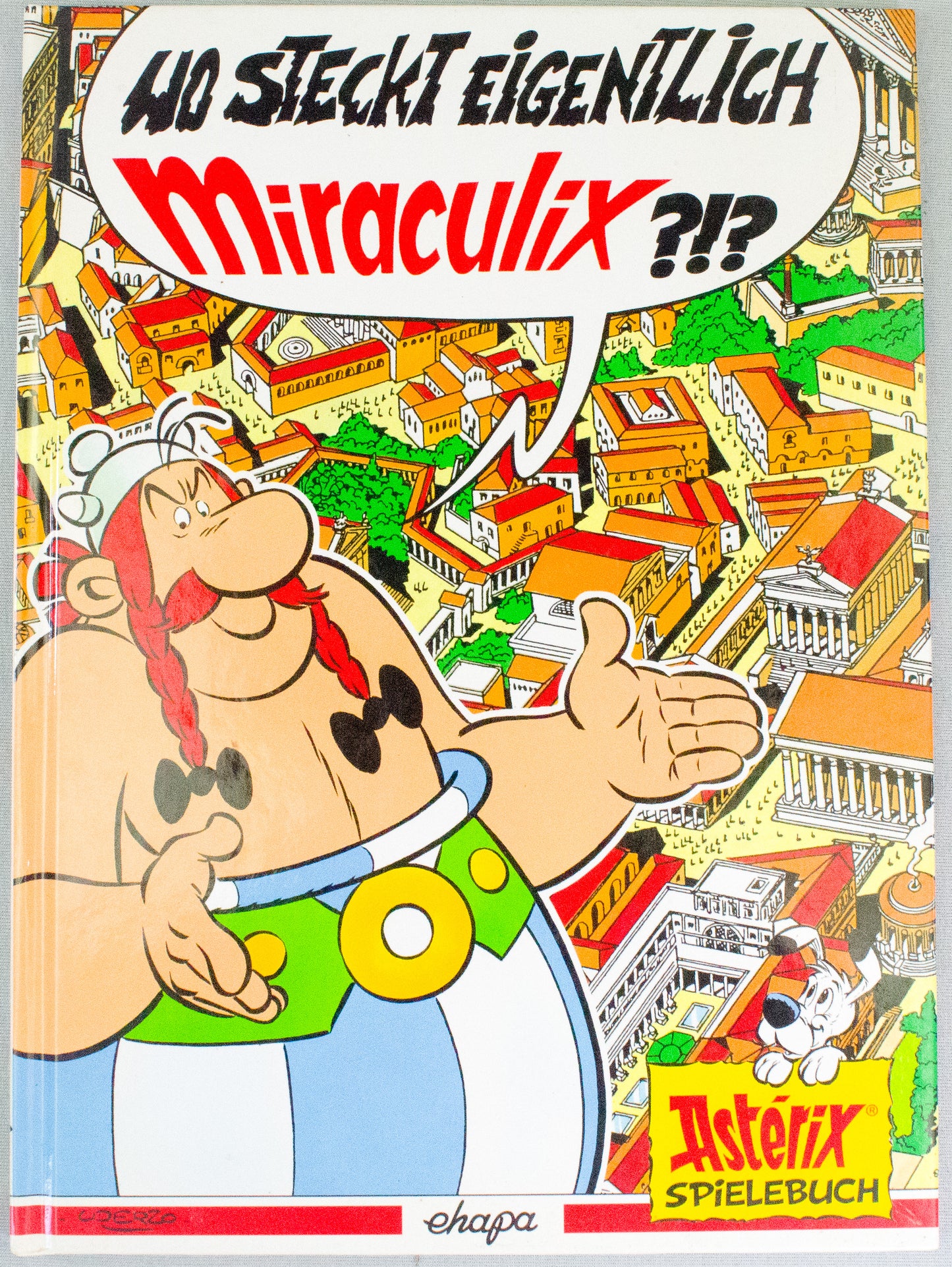Asterix Game Book: Wo steckt eigentlich Miraculix? 2000 HB German Ehapa 1st Edition