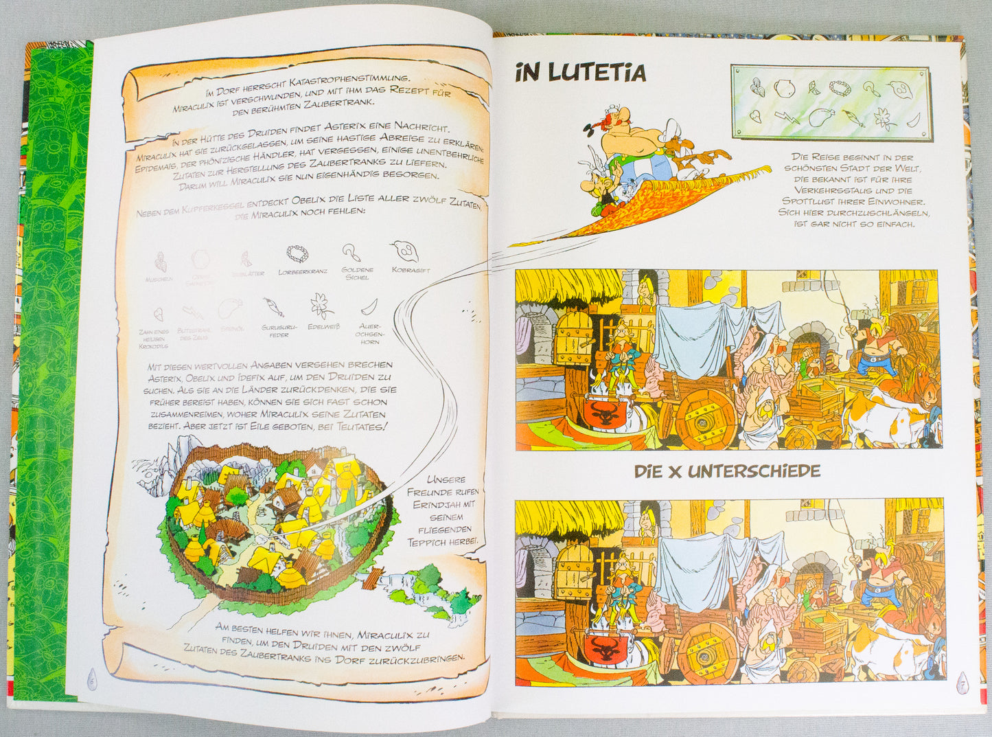 Asterix Game Book: Wo steckt eigentlich Miraculix? 2000 HB German Ehapa 1st Edition