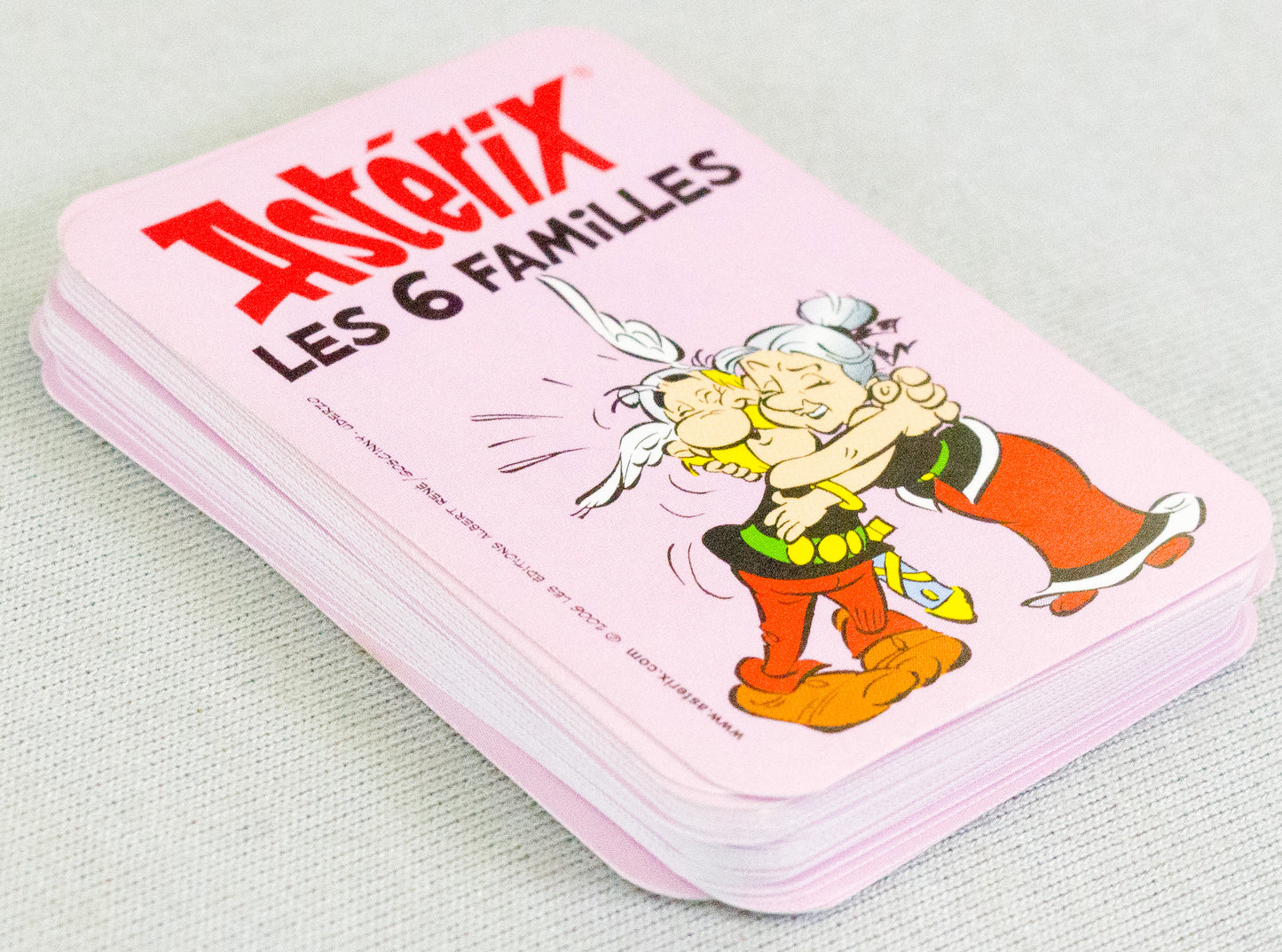 Asterix Les 6 Familles Character mini Cards - 2006 Editions Rene Card Game