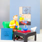 Statuette Moulinsart 47002 Tintin Drinking Tea: Blue Lotus 2023 Colorised 18cm Resin model