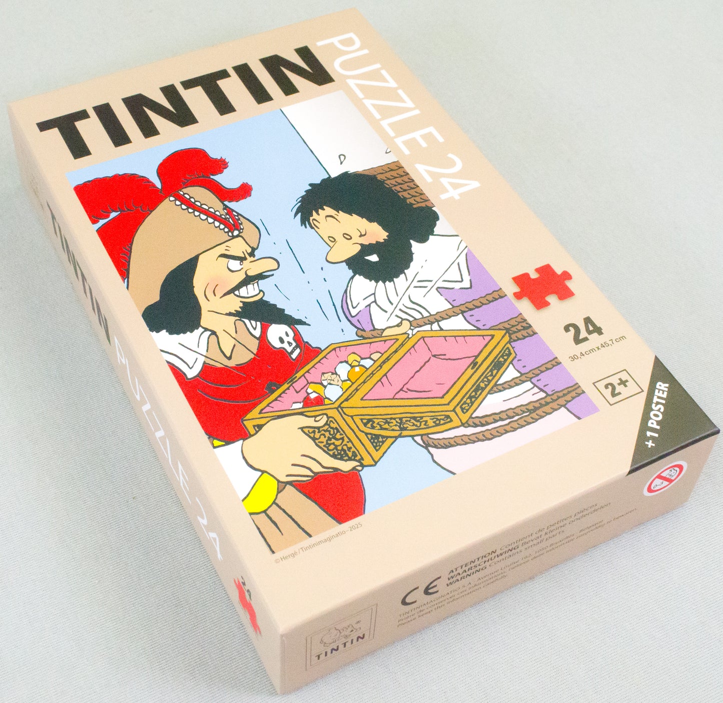 Moulinsart Tintin Puzzle (81560) - Pirate Treasure The Secret Of The Unicorn 30.4x45.7cm