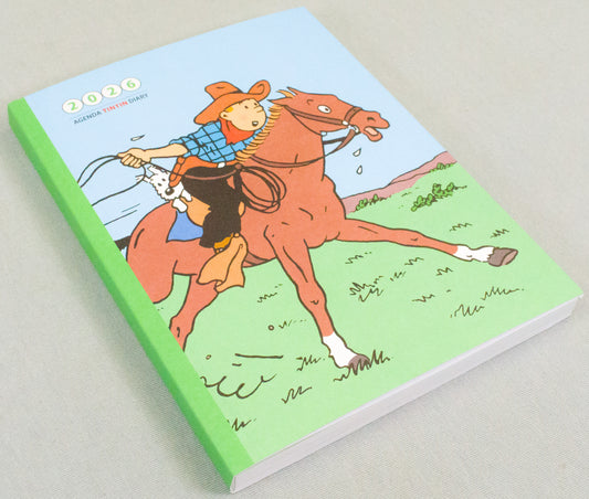 2026 Tintin Desk Diary - Tintin In America Moulinsart Editions