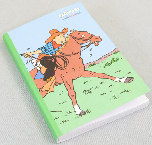 2026 Tintin Mini Diary - Tintin In America Moulinsart Editions