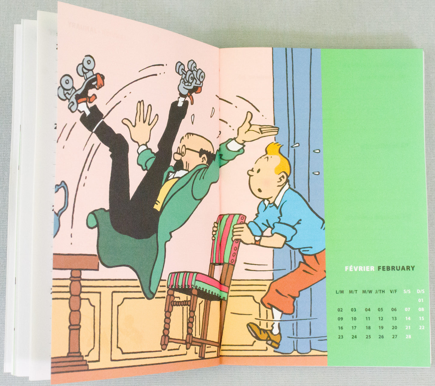 2026 Tintin Mini Diary - Tintin In America Moulinsart Editions