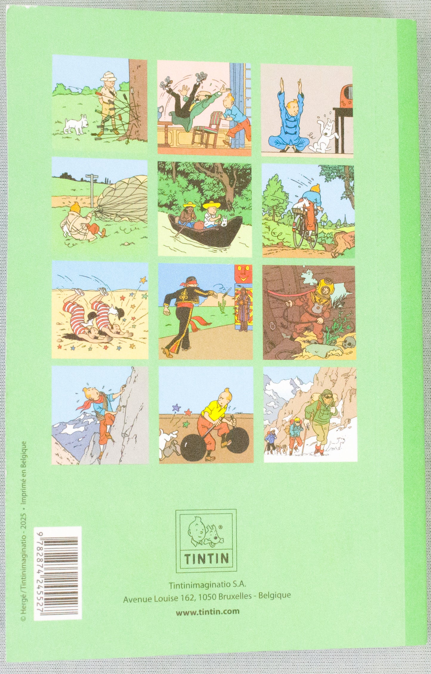 2026 Tintin Mini Diary - Tintin In America Moulinsart Editions