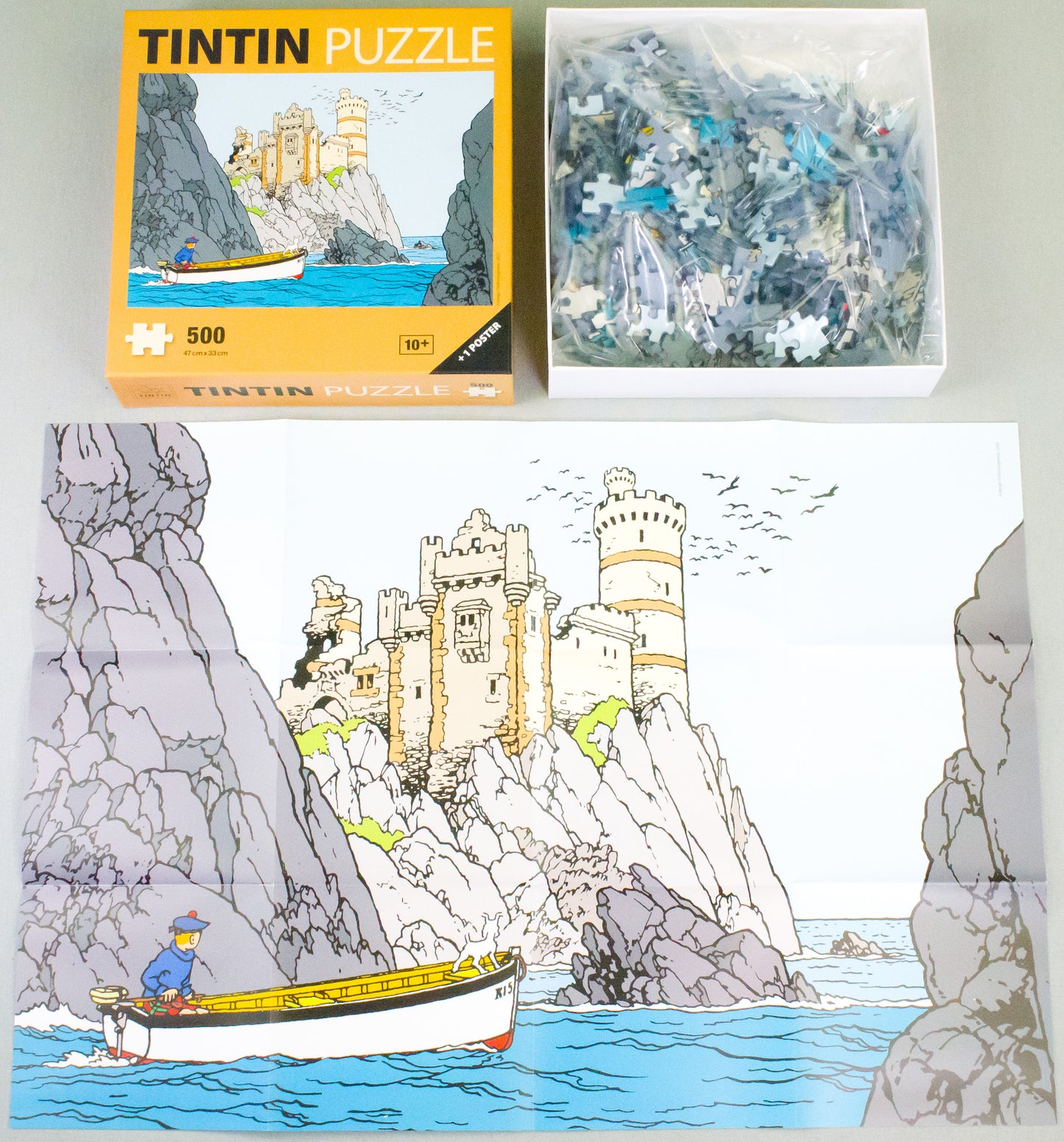 Moulinsart Tintin Puzzle (81564) - The Black Island 47x33cm