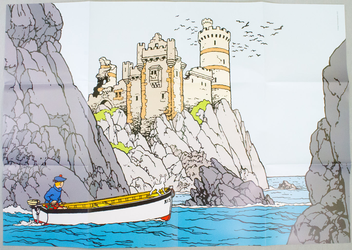 Moulinsart Tintin Puzzle (81564) - The Black Island 47x33cm
