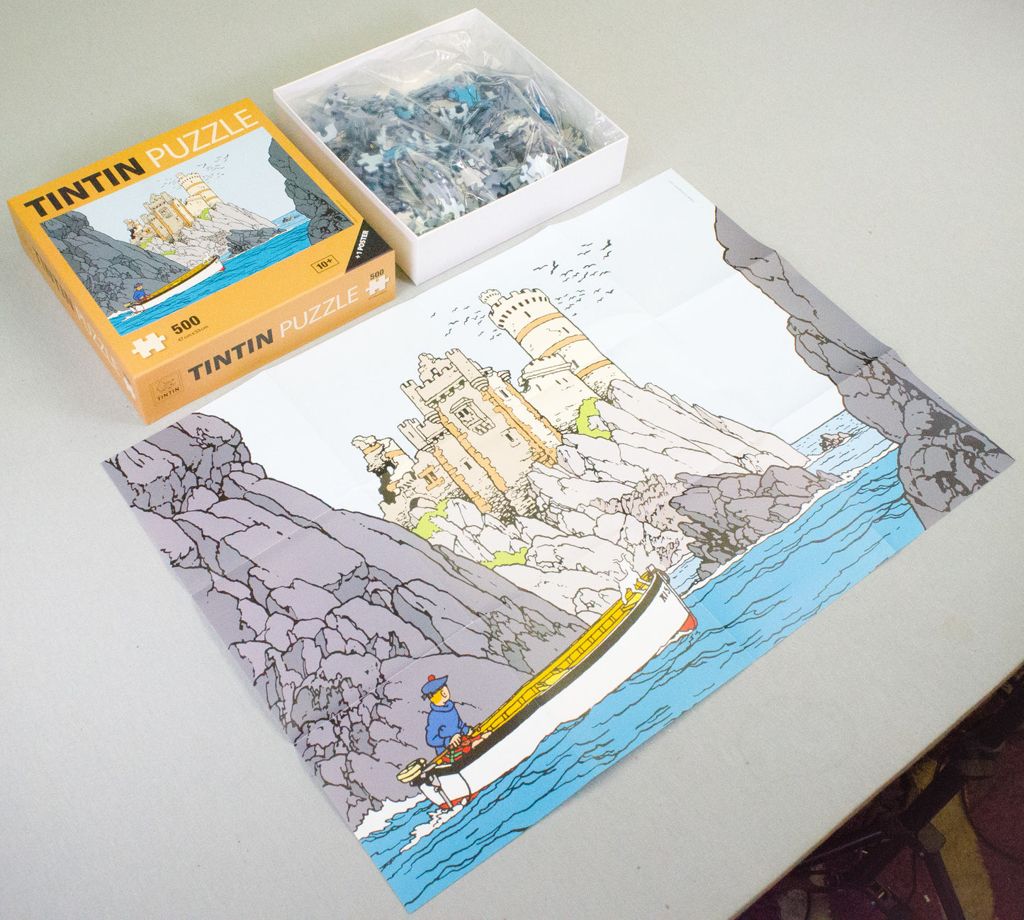 Moulinsart Tintin Puzzle (81564) - The Black Island 47x33cm