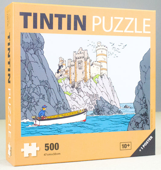 Moulinsart Tintin Puzzle (81564) - The Black Island 47x33cm